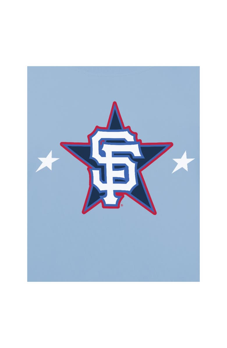 New Era Men's New Era Light Blue San Francisco Giants 2025 MLB All-Star Game Workout T-Shirt, Alternate, color, Light Blue