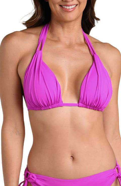 Island Goddess Halter Bikini Top