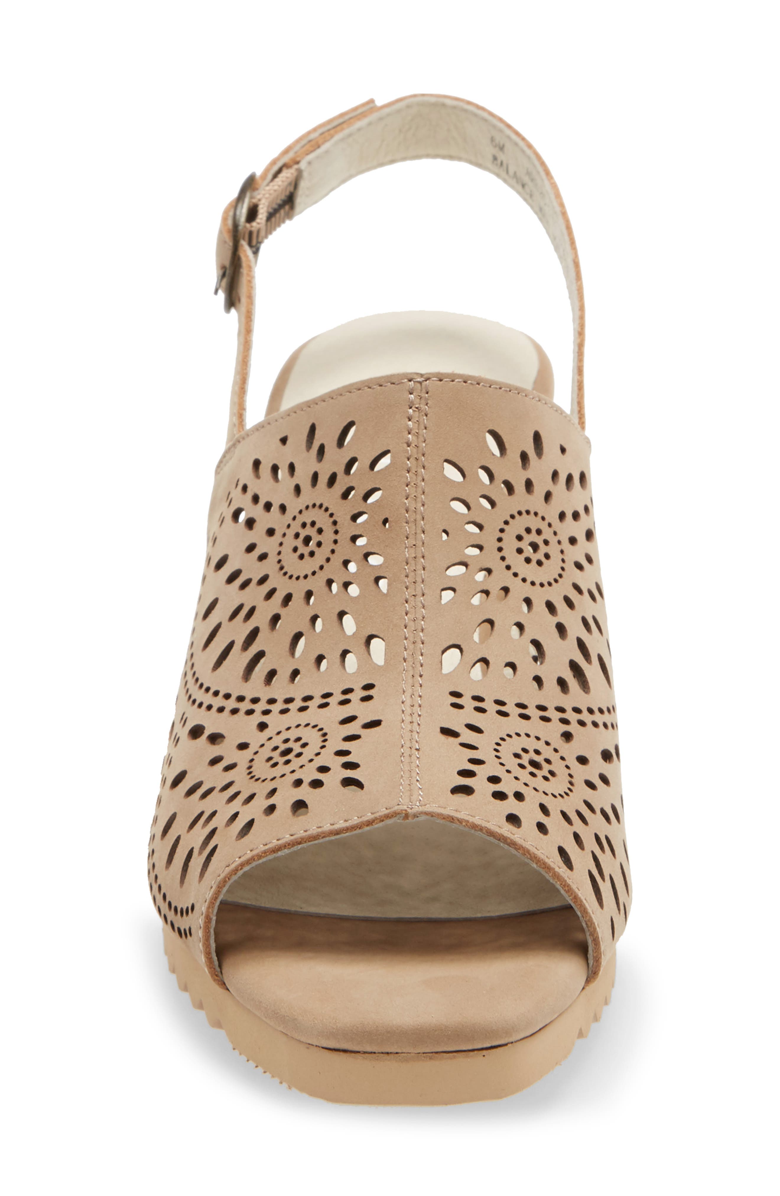 Smashing Wedge Sandal, Alternate, color, TAUPE NUBUCK LEATHER
