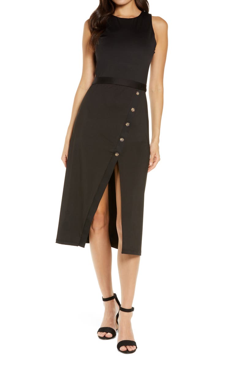 Black Halo Campbell Sheath Dress, Main, color, 