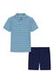 Kids' Stripe Polo & Shorts Set