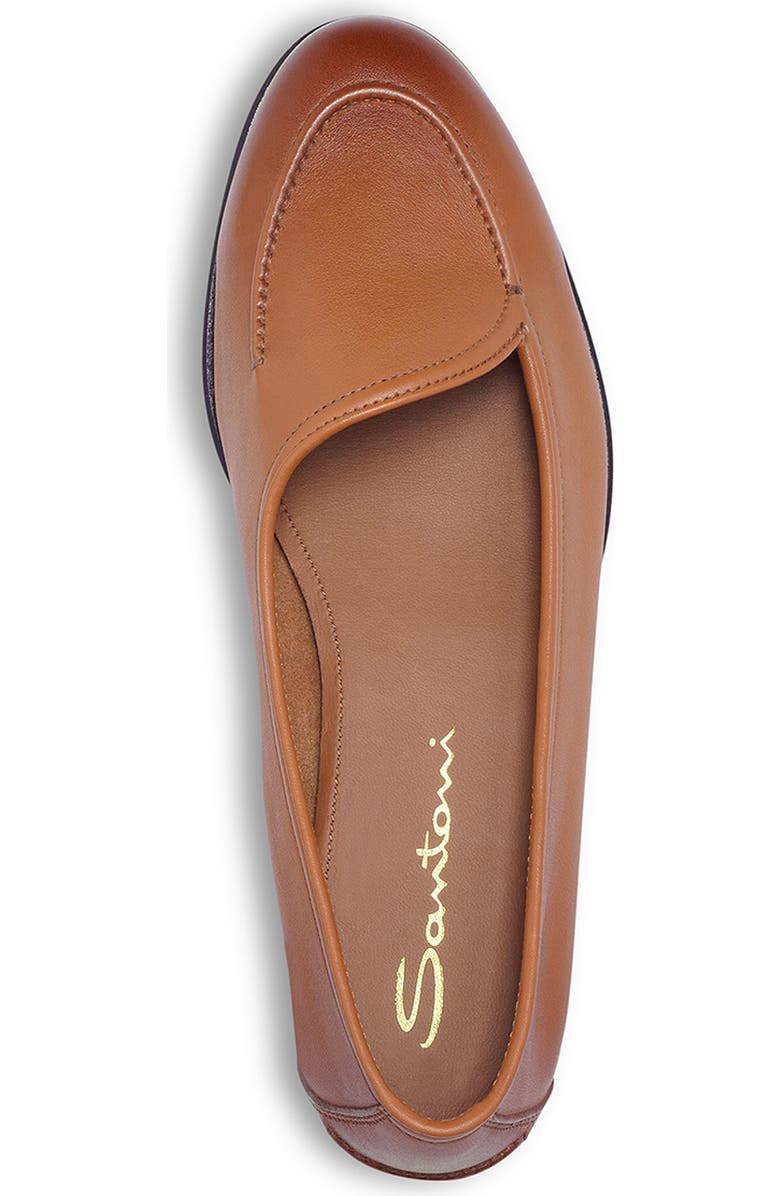 Santoni Women's leather Andrea loafer, Alternate, color,