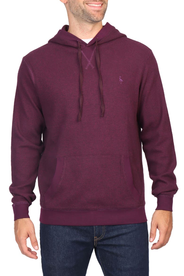Cozy Knit Hoodie, Main, color, BERRY HEATHER