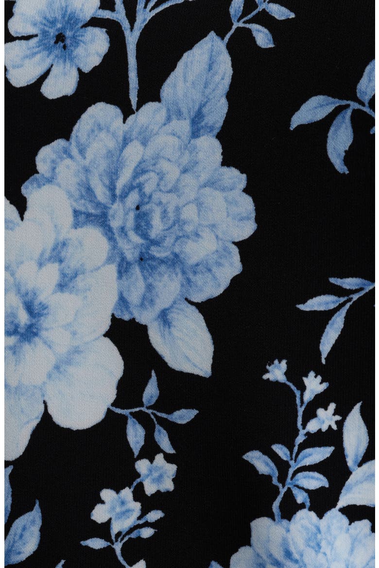 Floral Print Knit Top, Alternate, color, ANNE BLACK MULTI