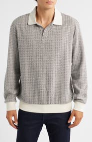 BOSS Sota Long Sleeve Polo Sweater