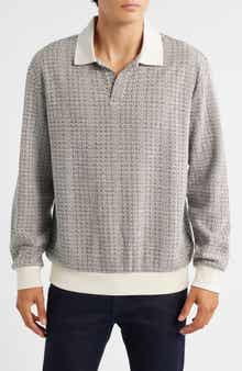 BOSS Sota Long Sleeve Polo Sweater