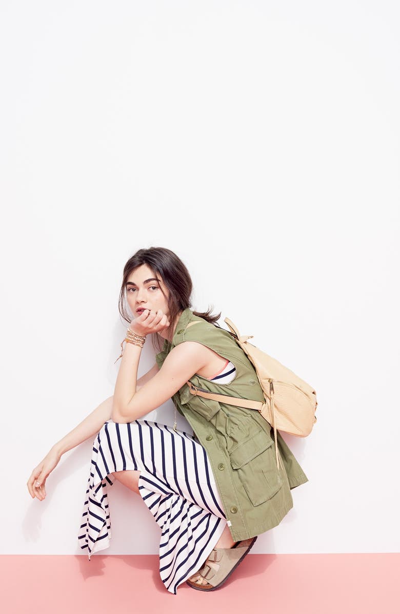 Treasure & Bond Treasure&Bond Longline Military Vest, Main, color,