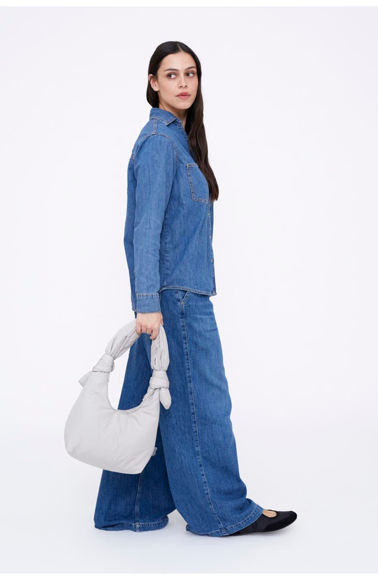 LEFRIK Biwa Puffy Mini Bag, Alternate, color, Fossil