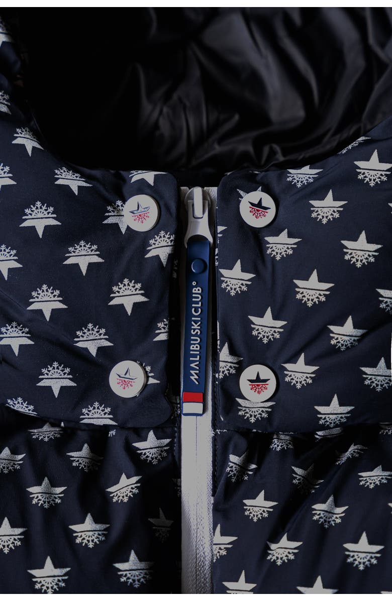 Malibu Ski Club Ditsy Jacket, Alternate, color, Black