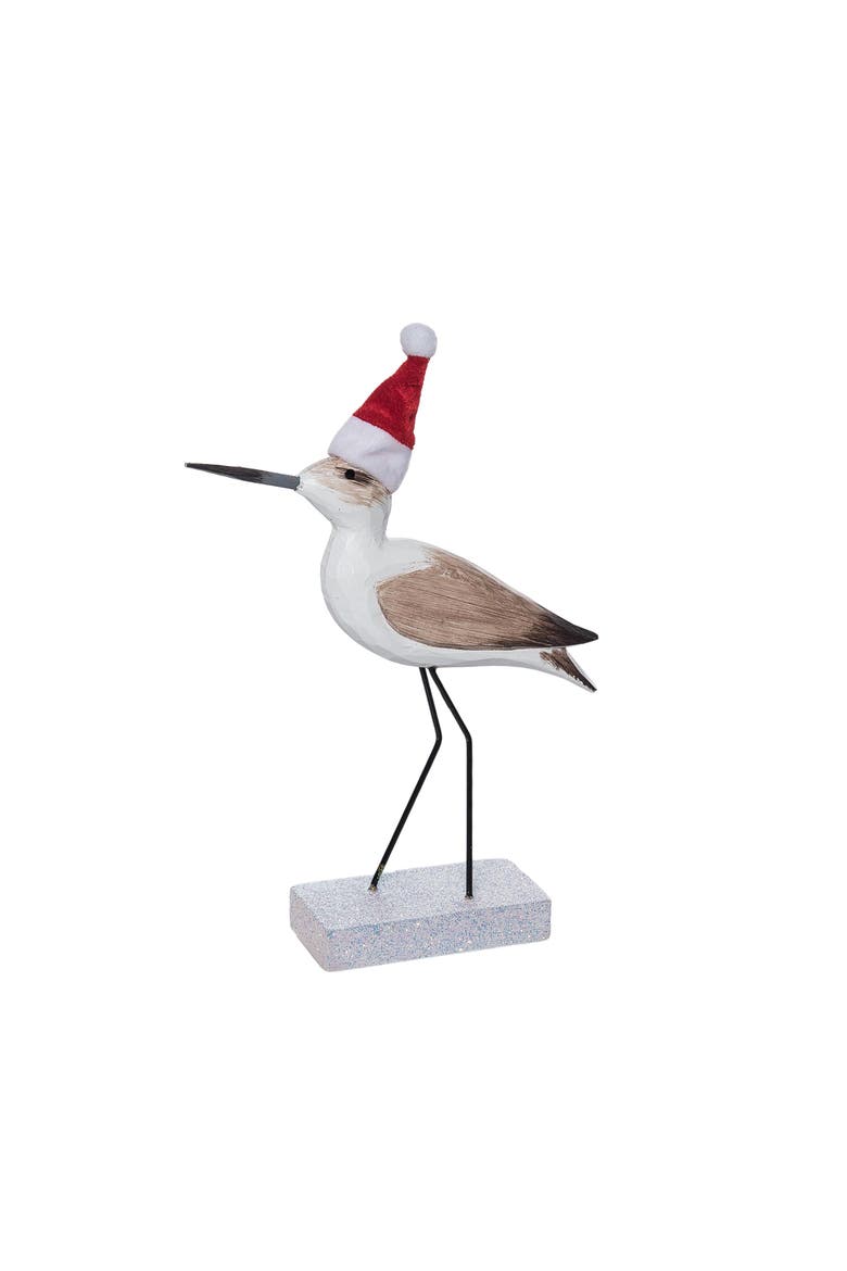 Christmas Godwit Figurine, Main, color, White