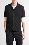 Vince Mesh Knit Camp Shirt