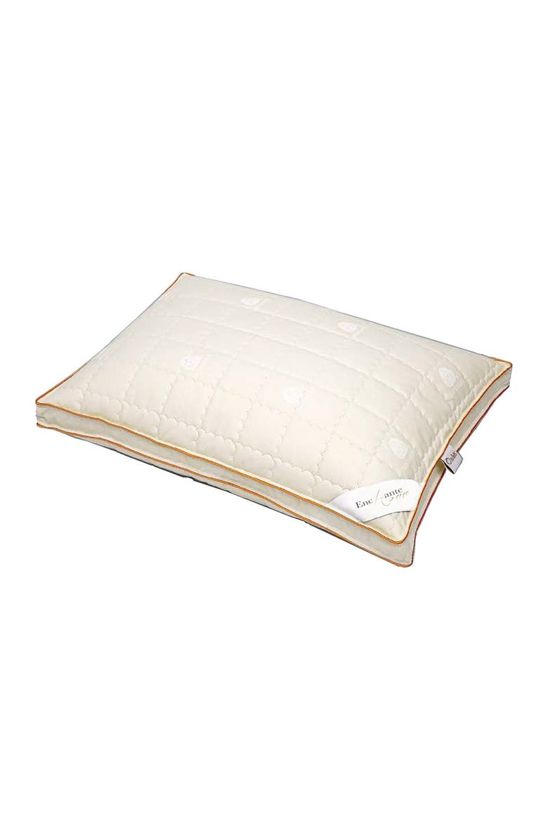DePera Luxury Wool King Size Pillow - White, Main, color,