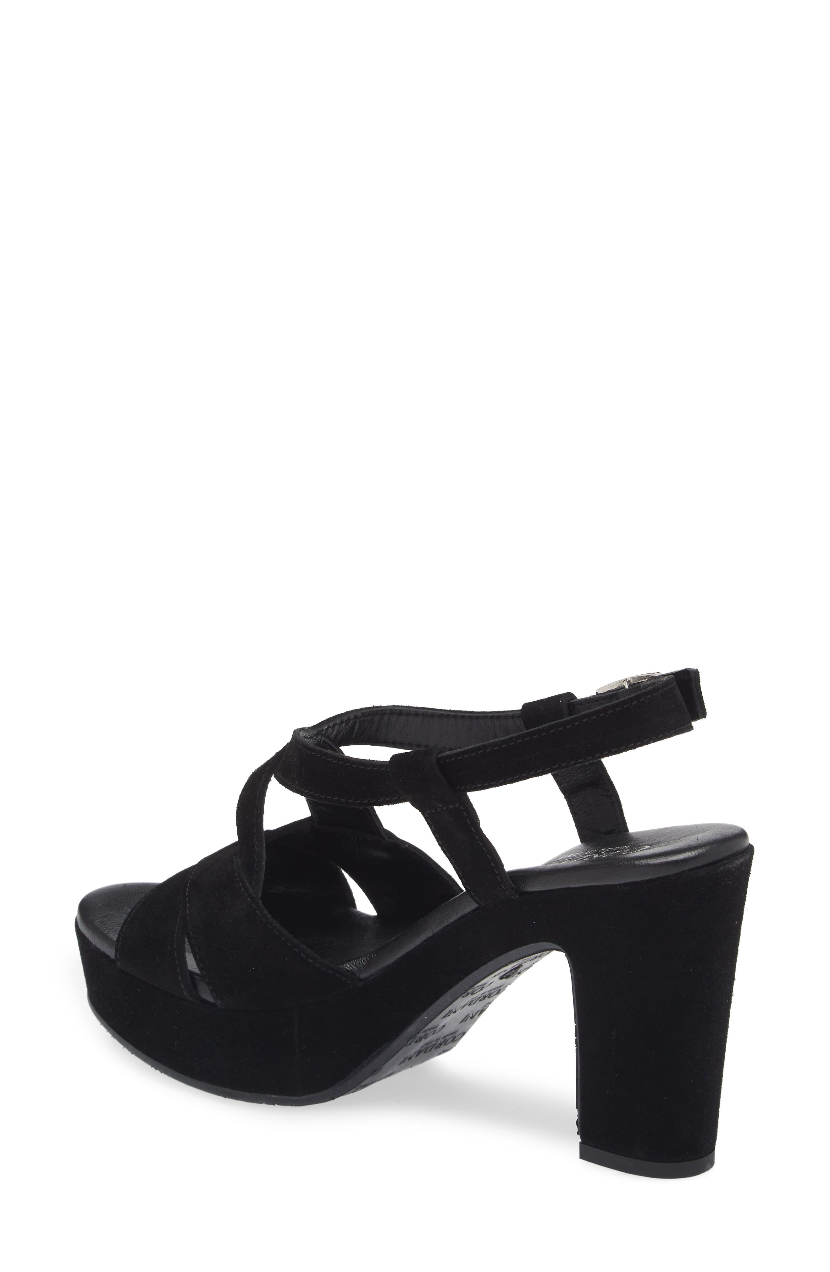 Cordani Tahlia Strappy Platform Sandal, Alternate, color, Crosta Nero