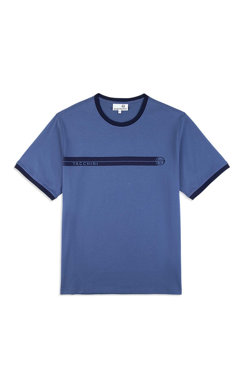Sergio Tacchini Leo T-Shirt, Alternate, color, Blue Indigo