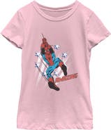 Marvel: Spider-Man Girl's Marvel Spider-Man Amazing Stars Pose Graphic T-Shirt