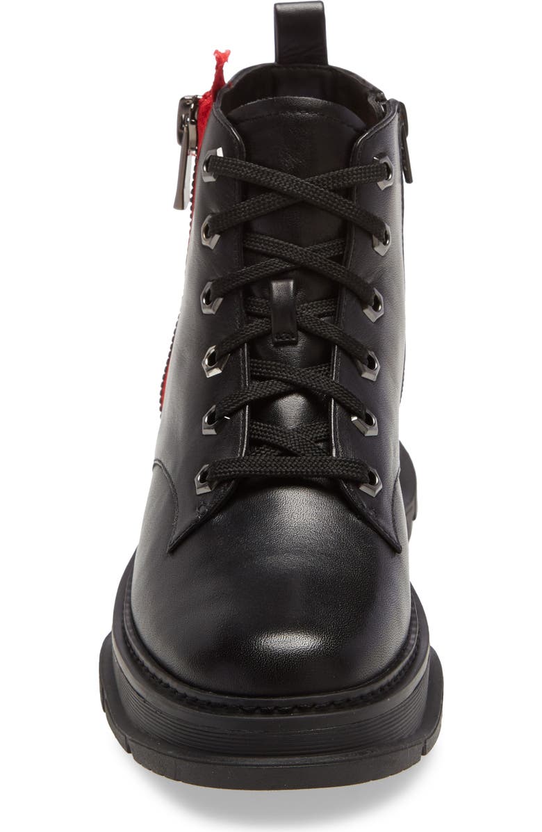 Linea Paolo Bolton High Top Sneaker, Alternate, color, Black