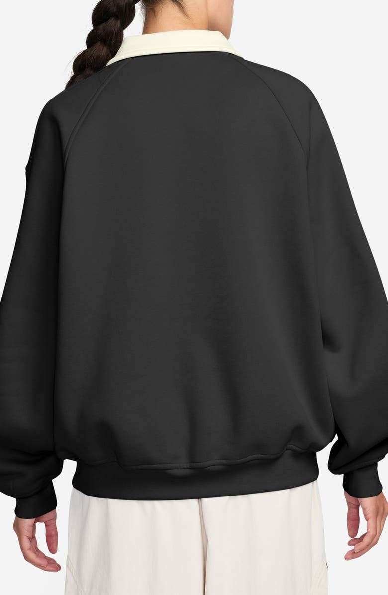 Jordan Flight Club Rugby Top, Alternate, color, Black/ Sail/ Black