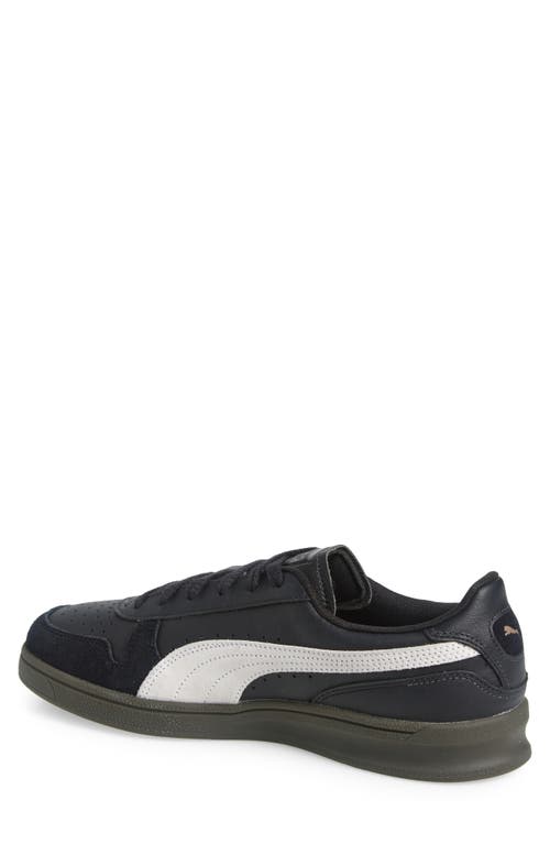 Puma Indoor Sneaker In  Black- White-gum
