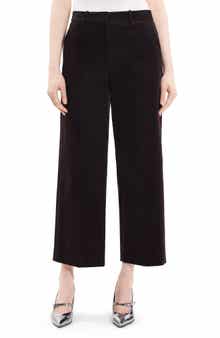Theory Relaxed Fit Wide Leg Corduroy Pants