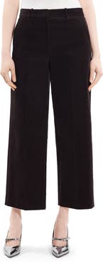 Theory Relaxed Fit Wide Leg Corduroy Pants