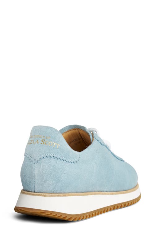 The Office Of Angela Scott The Quinn Felted Wool Sneaker In Sky Blue