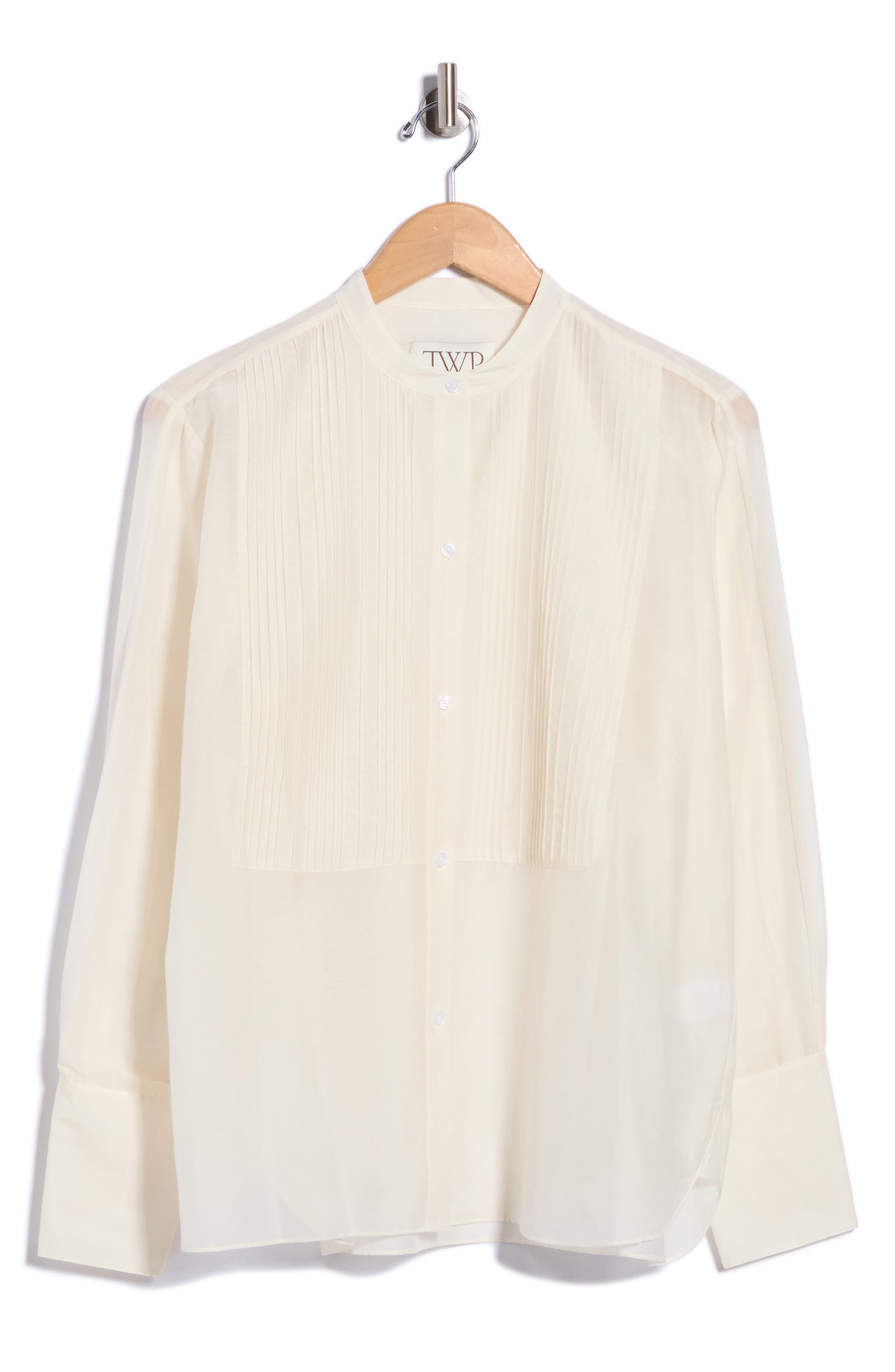 The Night Before Pintuck Button-Up Shirt