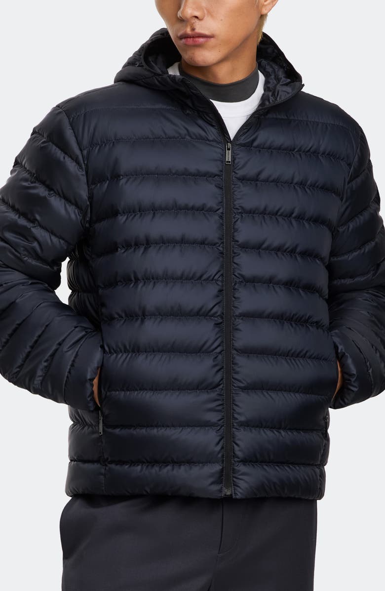 Canada Goose Stratus Hooded 750-Fill-Power Down Puffer Coat, Main, color, Nocturne - Nocturne