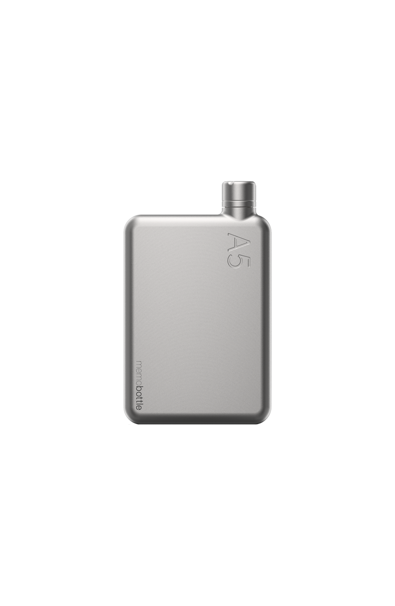 Memobottle A5 Memobottle - Stainless Steel, Main, color, Metallic Silver