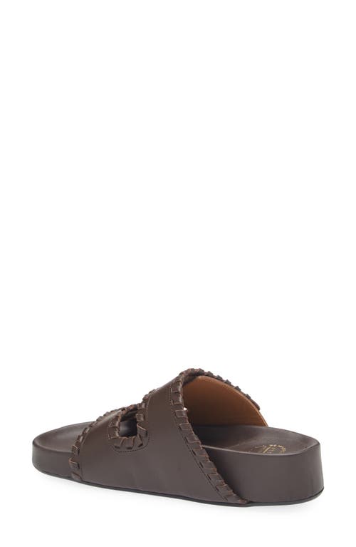 Atp Atelier Whipstitch Sandal In Walnut