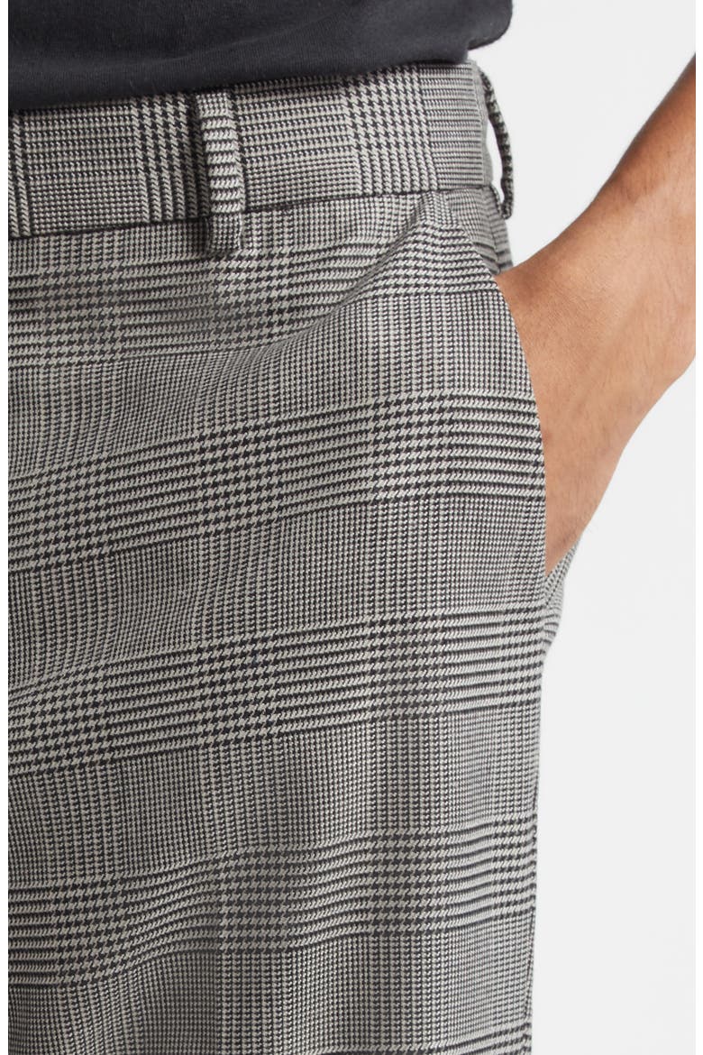 Essential Glen Plaid Tailored Flare Leg Trosuers, Alternate, color, GRAY HOUNDSTOOTH