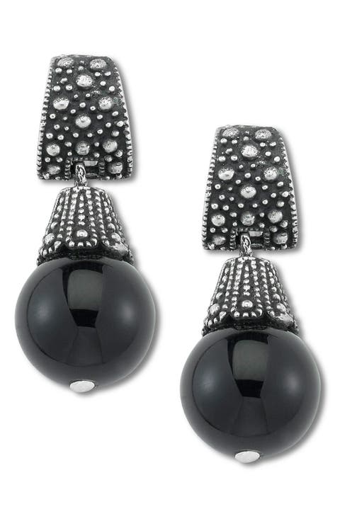 Onyx Drop Earrings