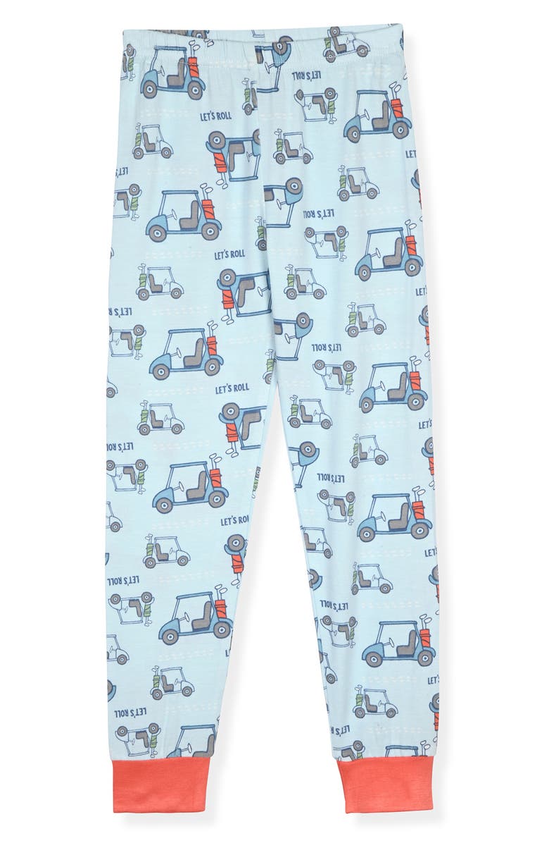 SLEEP ON IT Kids' Assorted 2-Pack Print Fitted Two-Piece Pajamas, Alternate, color, Cream