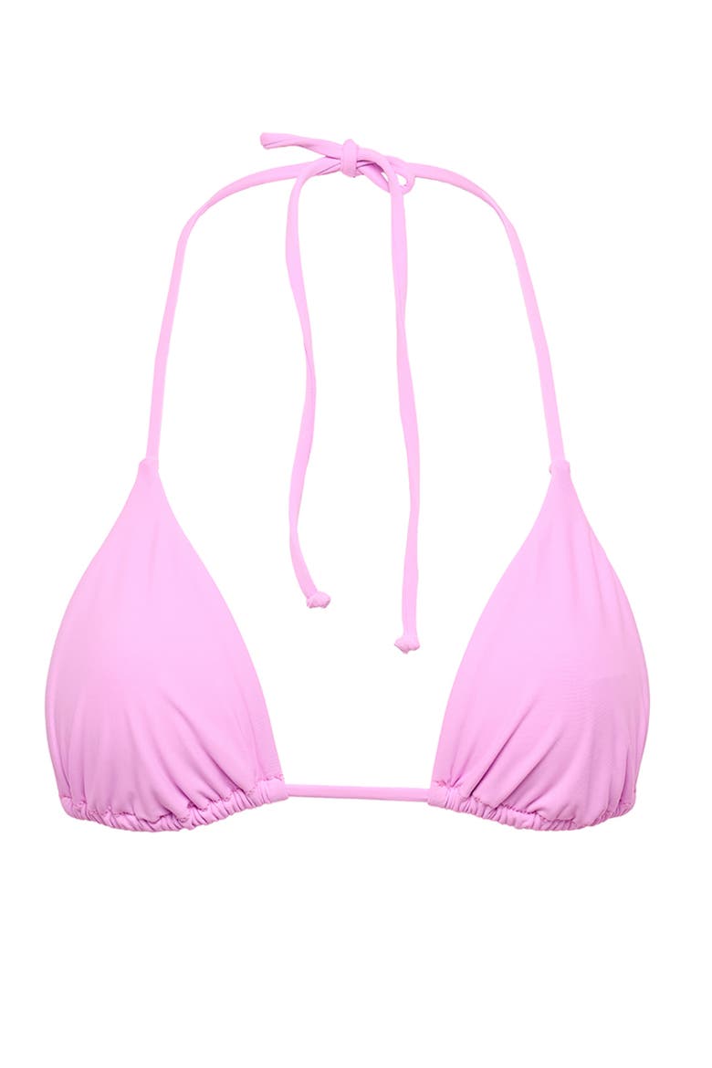Vitals Jolie Triangle Bikini Top, Main, color, Dolly Pink