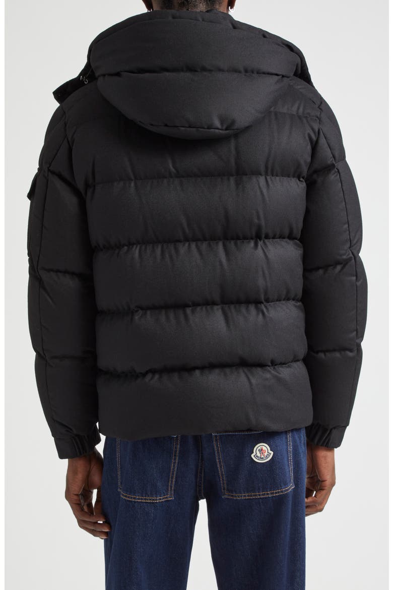 Vezere Down Puffer Jacket with Removable Hood, Alternate, color, BLACK