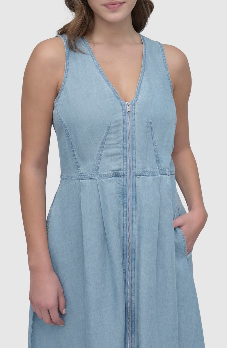 DKNY Sleeveless A-Line Dress, Alternate, color,