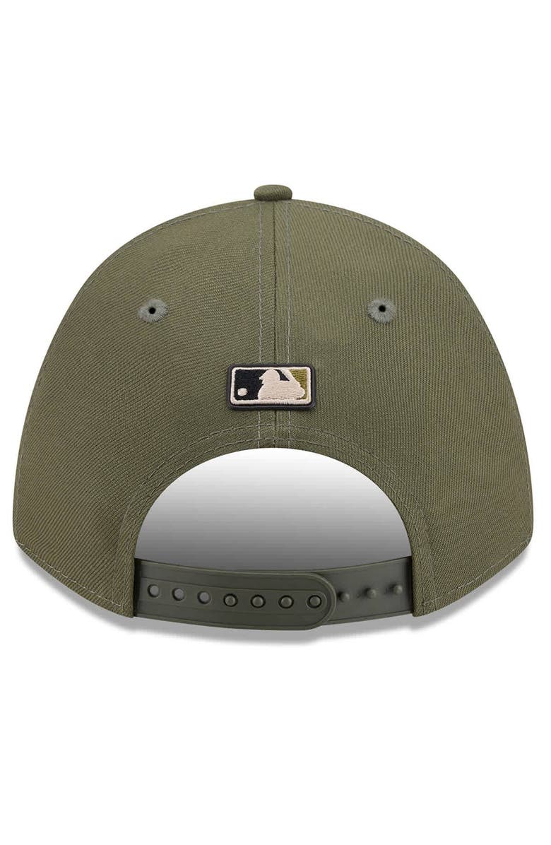New Era Men's New Era  Olive Boston Red Sox 2026 Armed Forces Day 9FORTY Adjustable Hat, Alternate, color, 
