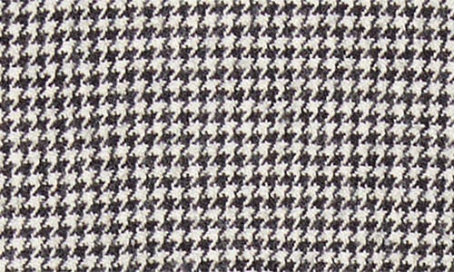 Noir Kei Ninomiya Houndstooth Wool Blend Tweed & Satin Vest In Multi