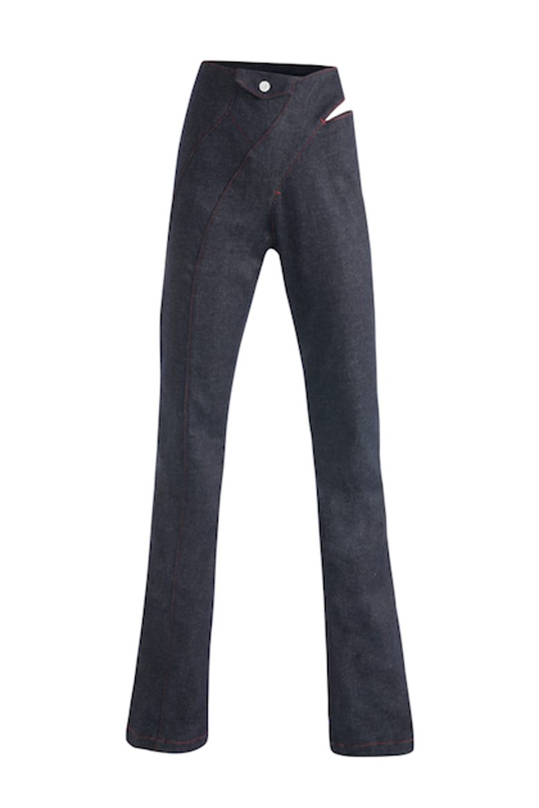 Davidson Cut Out Wide Leg Pants, Main, color, Deep Blue