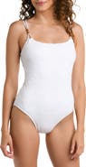 La Blanca Salt Eyelet One-Piece Swimsuit