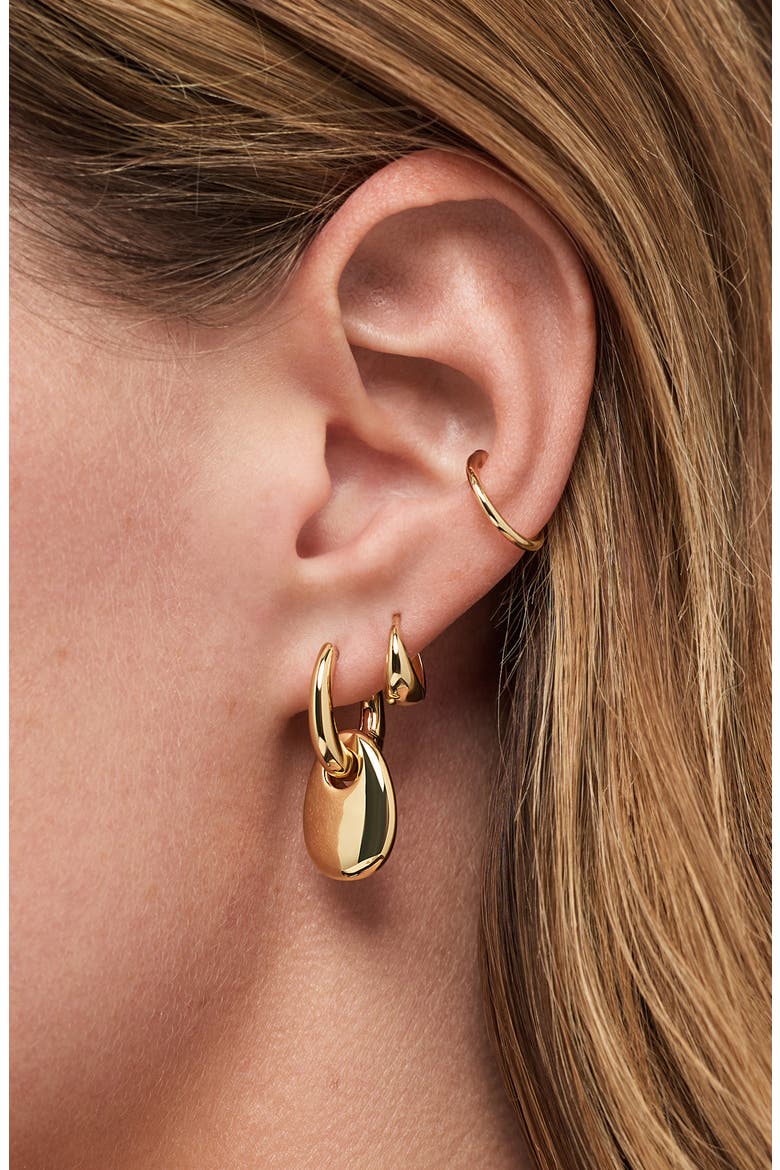 Kayla Drop Earrings, Alternate, color, GOLD