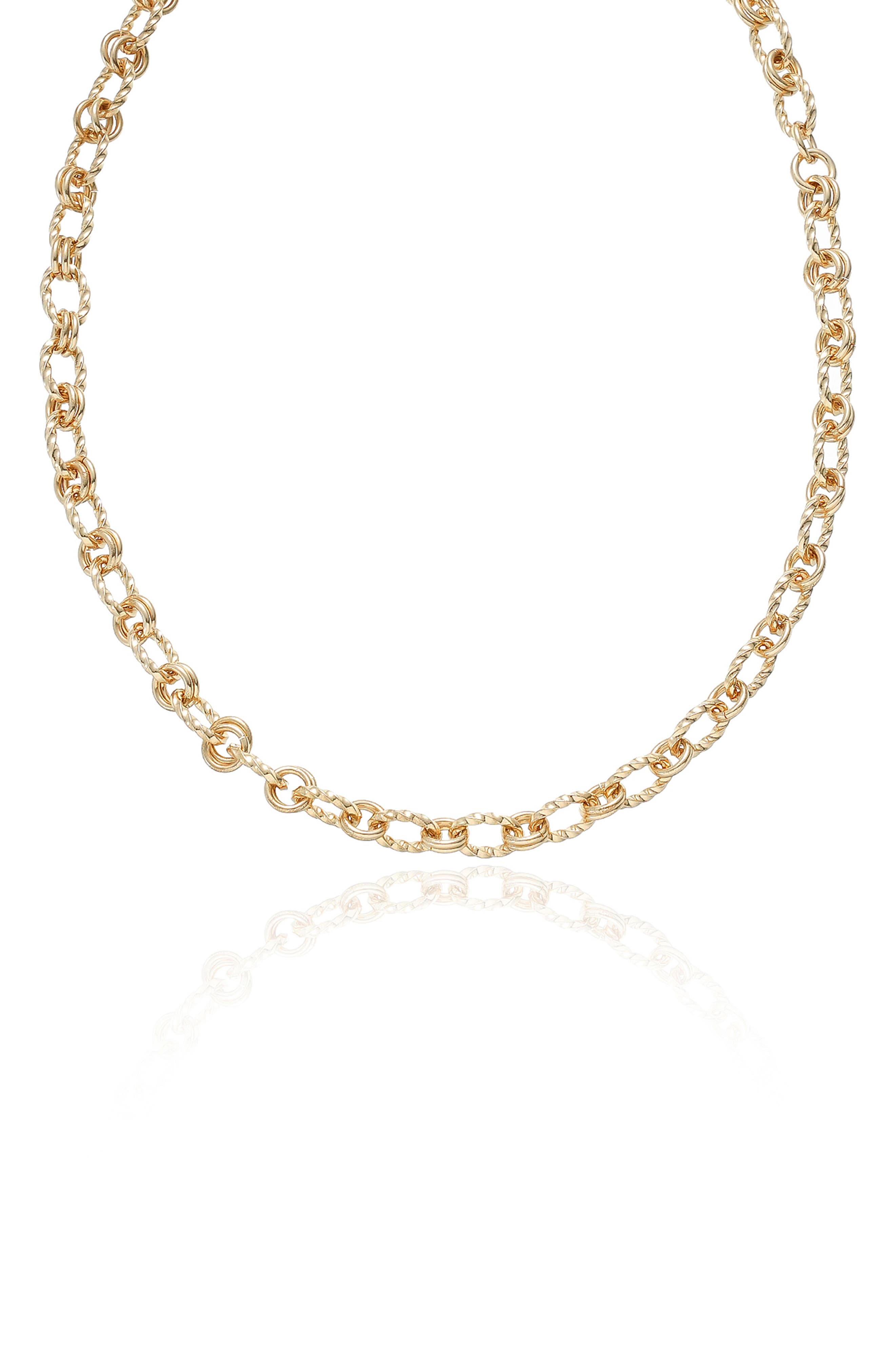 Ettika Spun Link Chain Necklace