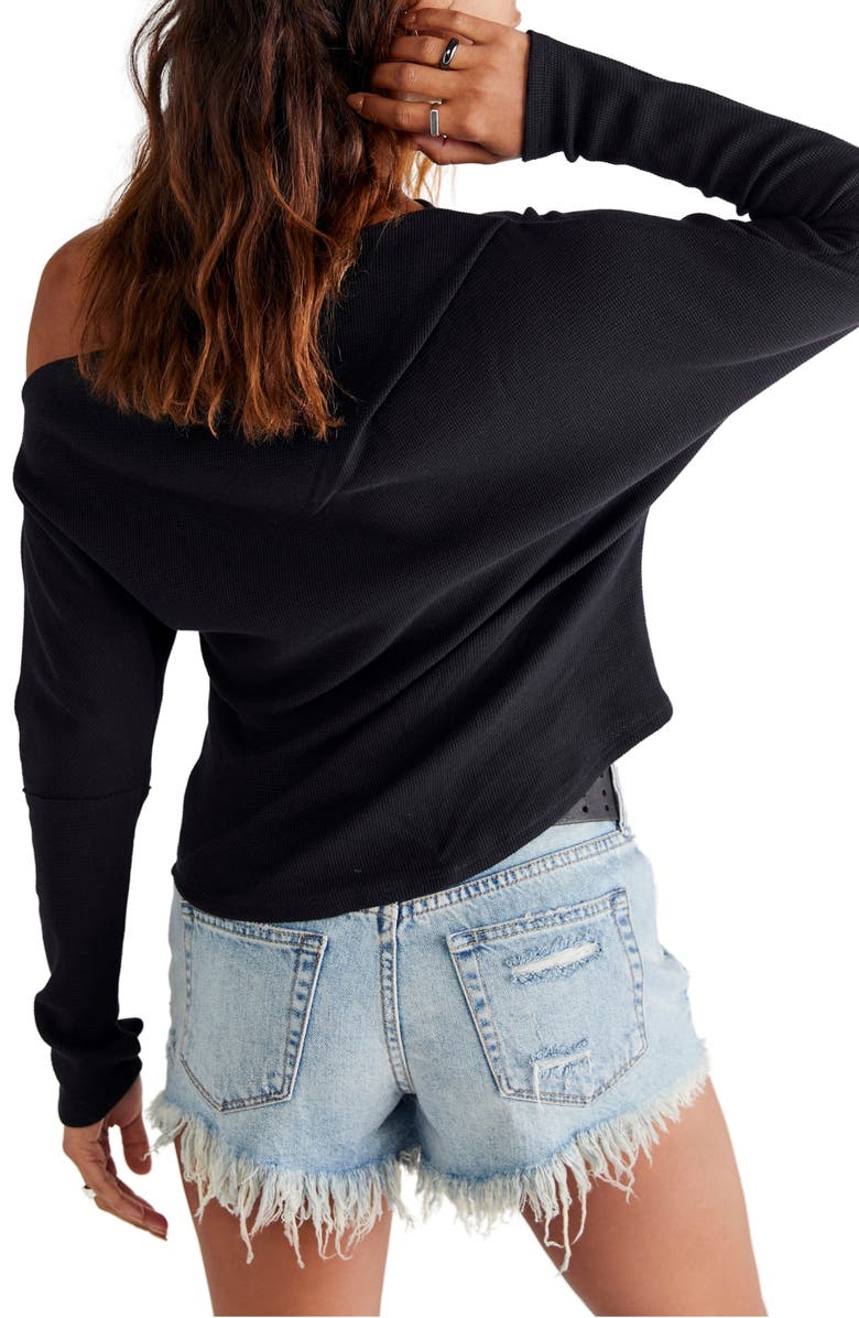 Free People We the Free Fuji Off the Shoulder Thermal Top, Alternate, color, 