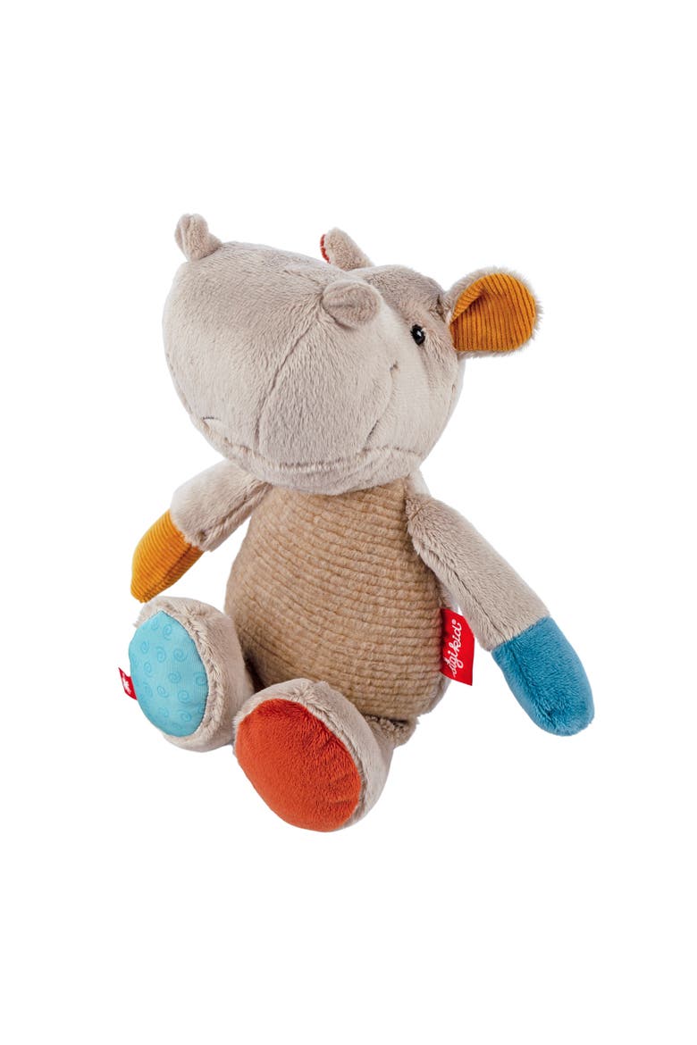 Patchwork Hippo Plush Toy, Main, color, Multicolored