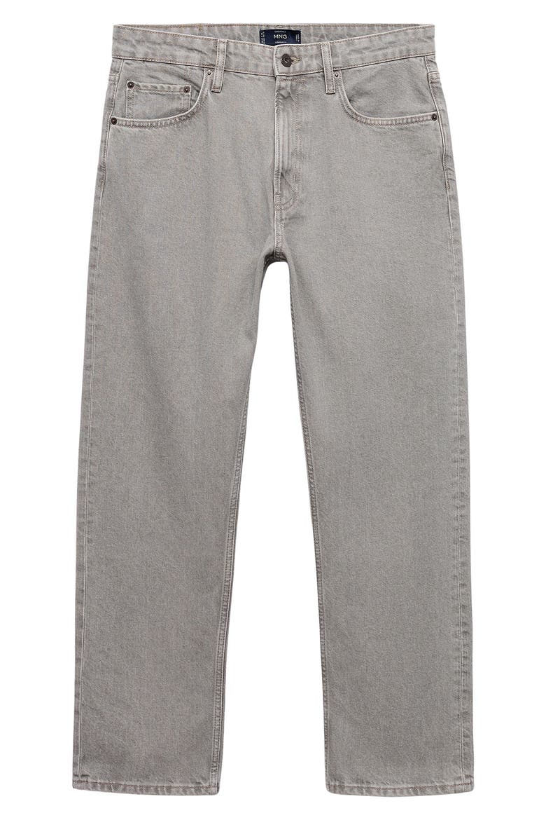 Moby Straight Fit Cotton Jeans, Alternate, color, DENIM GREY