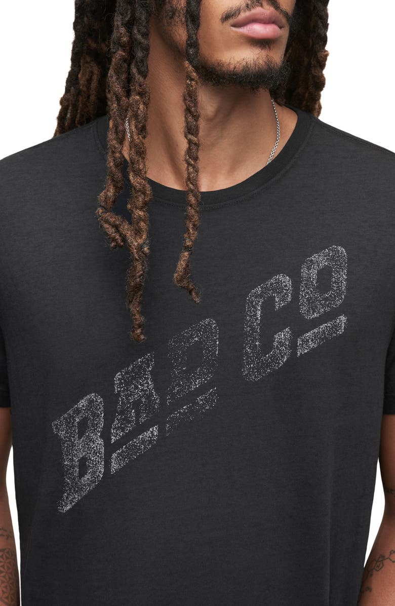 John Varvatos Bad Company Graphic Tee, Alternate, color, Black