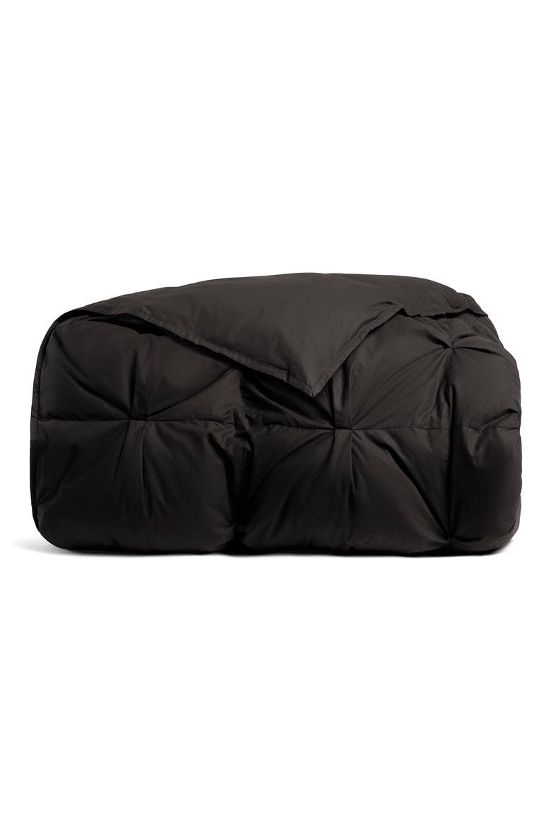 Organic Cotton Puff Comforter, Main, color, ONYX
