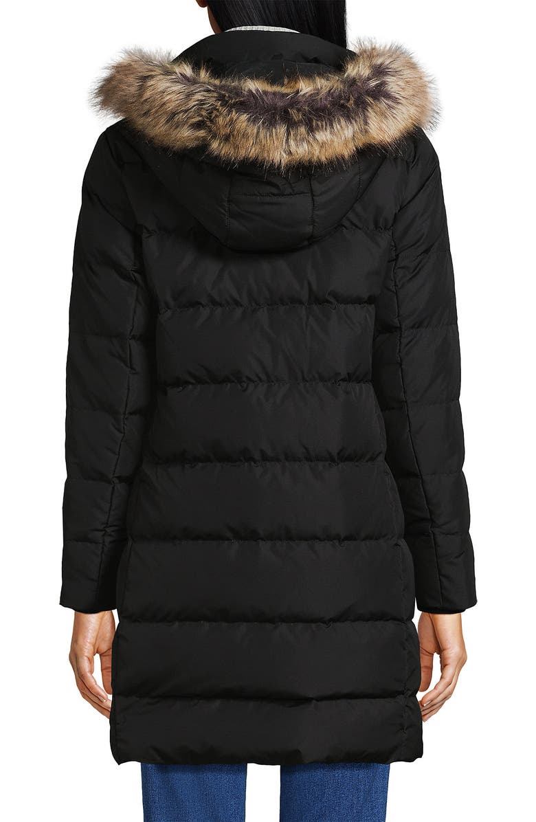 Lands' End Down Winter Coat, Alternate, color, Black