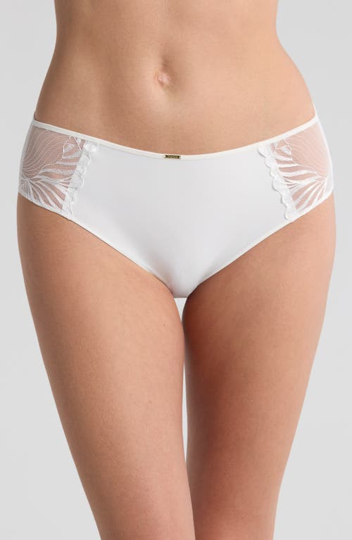 Chantelle Lingerie Legend Mid Rise Bikini Briefs In Milk