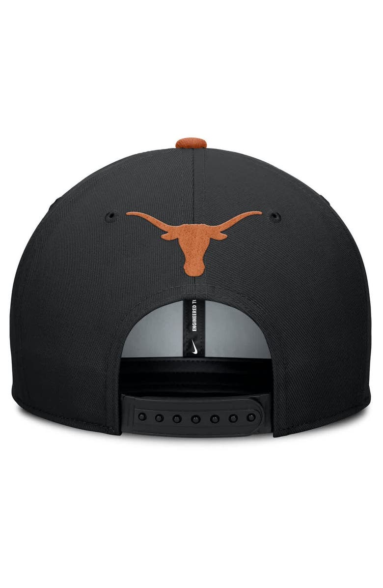 Nike Men's Nike Black Texas Longhorns 2025 On-Field Pro Performance Adjustable Hat, Alternate, color,