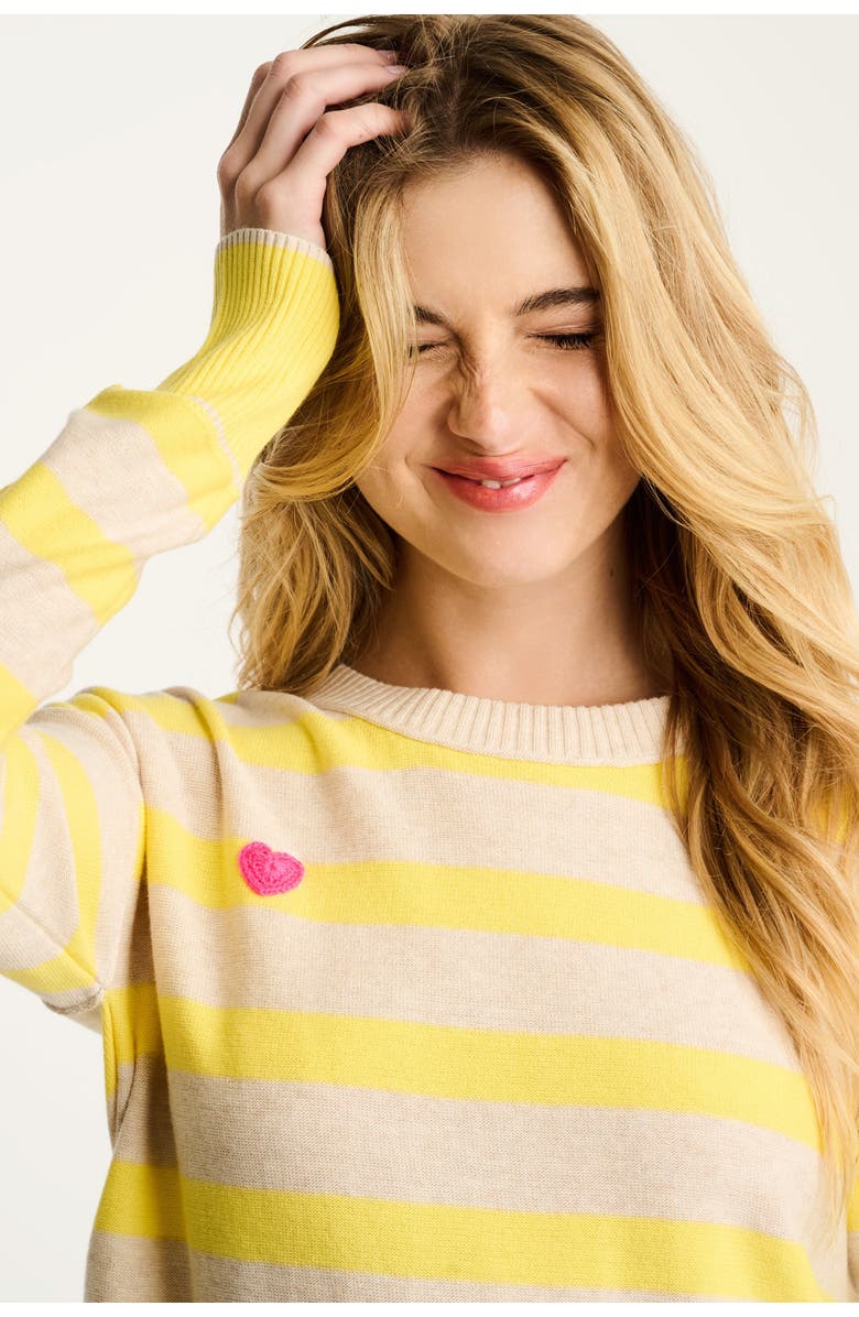 Lisa Todd Subtle Love Cotton Sweater, Alternate, color, Almond Butter